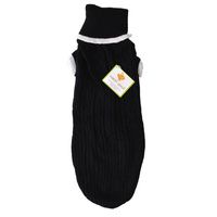 Buy Fashion Pet Cable Knit Dog Sweater - Black
