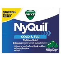 Buy Vicks NyQuil Cold And Flu Nighttime LiquiCaps