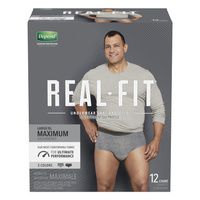 Depend Real Fit Incontinence Underwear for Men  Maximum Absorbency