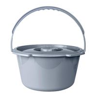 Buy McKesson Commode Bucket With Metal Handle And Cover