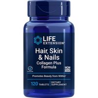 Buy Life Extension Hair, Skin & Nails Collagen Plus Formula Tablets