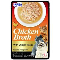 Buy Inaba Chicken Broth with Chicken Recipe Side Dish for Cats
