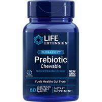 Buy Life Extension FLORASSIST Prebiotic Chewable Strawberry Tablets