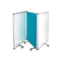 Buy AdirOffice Double-Sided Whiteboard and Flannel Partition