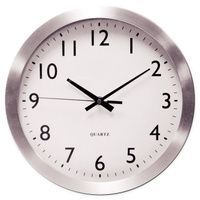 Buy Universal Brushed Aluminum Wall Clock