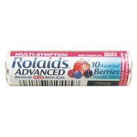 Buy Rolaids Advanced Antacid Plus Anti-Gas Tablets