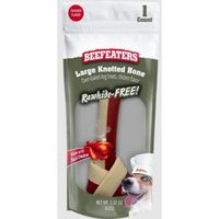 Buy Beefeaters Rawhide Free Large Knotted Bone Chicken