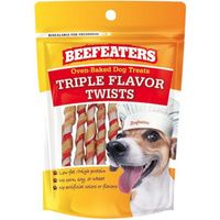 Buy Beefeaters Oven Baked Triple Flavor Twists Dog Treat