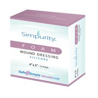 Buy Safe N Simple Simpurity Foam Wound Dressing With Silver Silicone