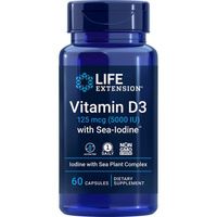 Buy Life Extension Vitamin D3 with Sea-Iodine Capsules