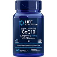 Buy Life Extension Super-Absorbable CoQ10 (Ubiquinone) with d-Limonene Softgels