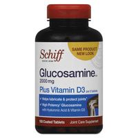 Buy Schiff Glucosamine 2000 mg Plus Vitamin D3 Coated Tablet