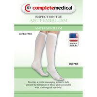 Buy Complete Medical Below Knee 15-20 mmHg Anti-Embolism Stockings With Inspection Toe
