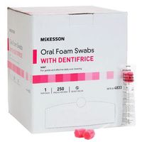 Buy Mckesson Oral Foam Swabs with Dentifrice