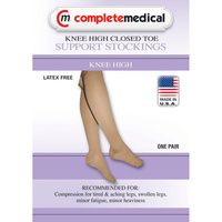 Buy Complete Medical Firm Below Knee Closed Toe 20-30 mmHg Surgical Weight Stockings