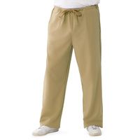 Buy Medline Newport Ave Unisex Stretch Fabric Scrub Pants with Drawstring - Khaki