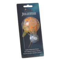 Buy Aquatic Creations Glowing Jellyfish Aquarium Ornament - Orange