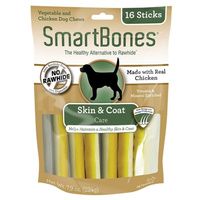 Buy SmartBones Skin & Coat Care Treat Sticks for Dogs - Chicken