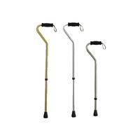 Buy ITA-MED Offset Aluminum Cane With Wrist Strap