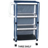 Buy MJM International Mini Linen Cart with Open Area Shelf System