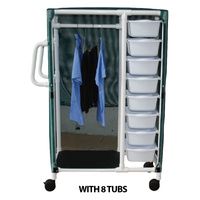 Buy MJM International Specialty Cart with Pull Out Tubs and Hanging Space