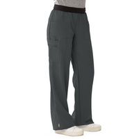 Buy Medline Pacific Ave Womens Stretch Fabric Wide Waistband Scrub Pants - Charcoal