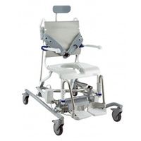 Clarke Aquatec Ocean EVIP Electronically Adjustable Shower Commode Chair