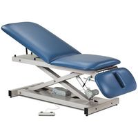 Buy Clinton Open Base Power Table with Adjustable Backrest and Drop Section
