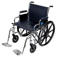 Buy Medline Extra-Wide Manual Wheelchair