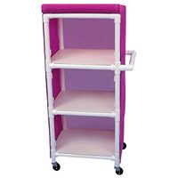 Buy Healthline Medical Three Shelf Linen Cart With Cover