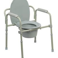 Buy Mckesson Folding Steel Frame Commode Chair