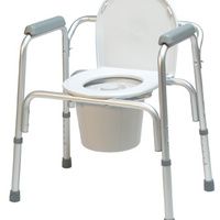 Buy Graham-Field Lumex 3-in-1 Aluminum Commode with Removable Back Bar