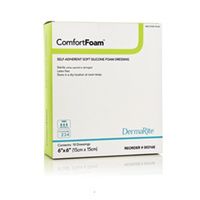 Buy DermaRite ComfortFoam Self-Adherent Soft Silicone Foam Dressing Without Border