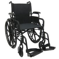 Karman Healthcare 802DYUltra Lightweight Manual Wheelchair With Swing Away Legrest