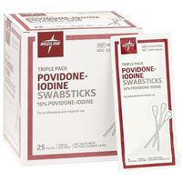 Buy Medline Povidone Iodine Swabsticks