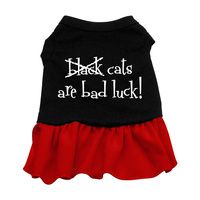 Buy Mirage Black Cats Are Bad Luck Screen Print Dog Dress