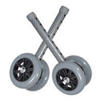 Buy Drive Five Inch Bariatric Walker Wheels With Two Sets Of Rear Glides