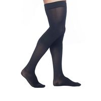 Buy FLA Activa Sheer Therapy Closed Toe Thigh High 15-20mmHg Black Compression Stockings