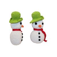 Buy Mirage Holiday Knit Knack Frost The Snowman Organic Cotton Small Dog Toy