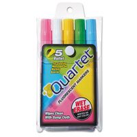 Buy Quartet Glo-Write Fluorescent Marker Five-Color Set