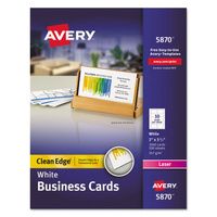 Buy Avery Premium Clean Edge Business Cards
