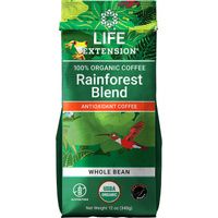 Buy Life Extension Rainforest Blend Whole Bean Coffee