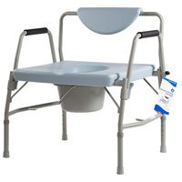 Buy Dynarex Bariatric Drop Arm Bedside Commode