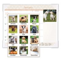 Buy AT-A-GLANCE Puppies Monthly Desk Pad Calendar