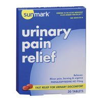 Buy Sunmark Urinary Pain relief Phenazopyridine HCL Tablet