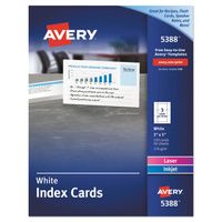 Buy Avery Printable Index Cards with Sure Feed