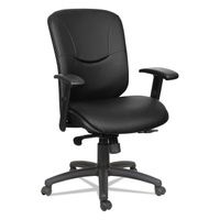 Buy Alera Eon Series Mid-Back Leather Synchro with Seat Slide Chair