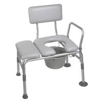 Buy Drive Knock Down Combination Padded Transfer Bench and Commode