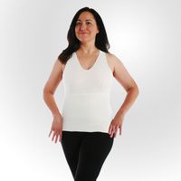 Buy Softee Vee White Prosthetic Camisole