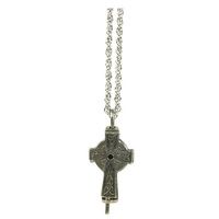 Buy Quantum Pewter Flat Celtic Cross Diffuser Necklace